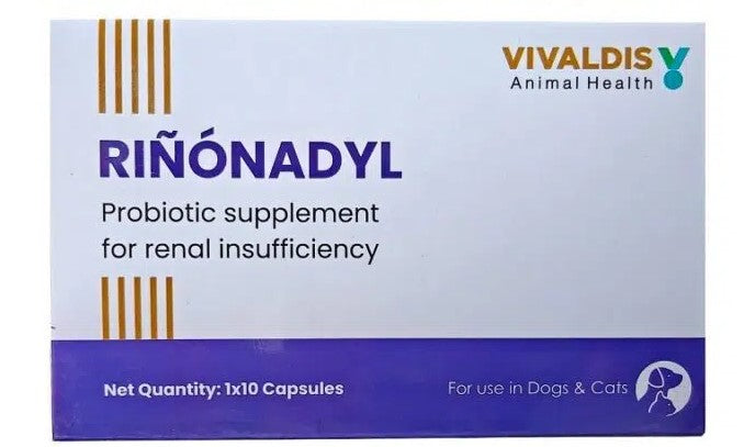 Vivaldis Rinonadyl (10 capsules) Renal Probiotic Supplement For Dogs & Cats